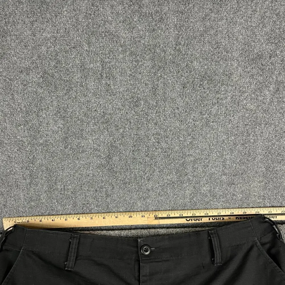 Tru-Spec Tactical Pants Mens XL Black Cargo Utility Workwear‎ Outdoor Ripstop